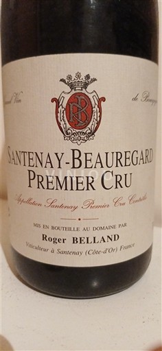 Borgoña Santenay Premier Cru Roger Belland Santenay-Beauregard Premier Cru 2002