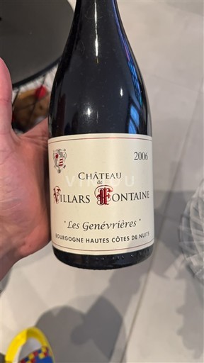 Bourgondië Niet gespecificeerd Château Villars Fontaine Les Genevrières 2006