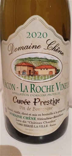 Borgogna Mâcon e Mâcon-Villages Domaine Chêne Prestige 2020