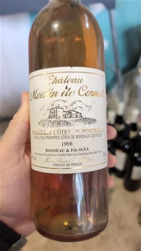 Bordeaux Premières-côtes-de-bordeaux Château Moulin de Corneil 1998