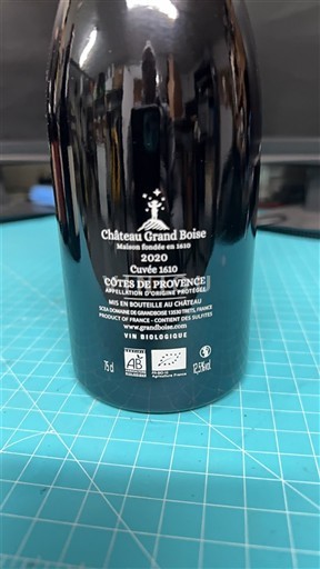Provenza Côtes de Provenza Château Grand Boise 1610 2020