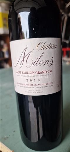 Bordeaux Saint-Émilion Grand Cru Grand Cru Château Milens 2010