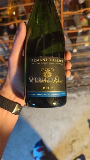 Alsace Crémant-d'alsace Domaine Charles Baur Non Millésimé