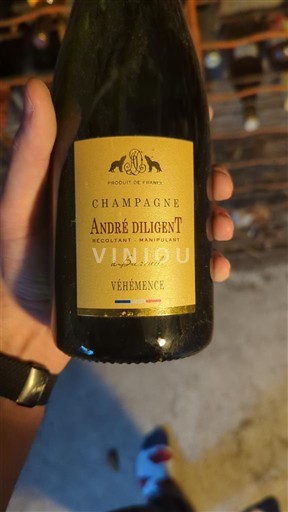 Champaña Champán André Diligent Véhémence Sin añada