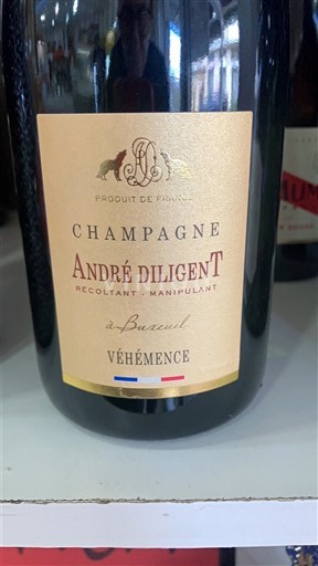 Champaña Champán André Diligent Véhémence Sin añada