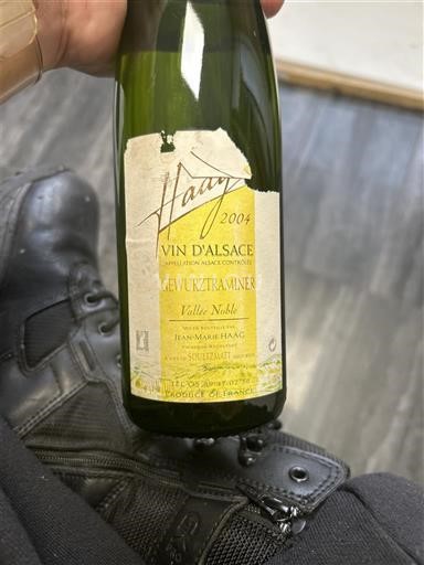 Alsace Domaine Jean-Marie Haag Vallée Noble 2004