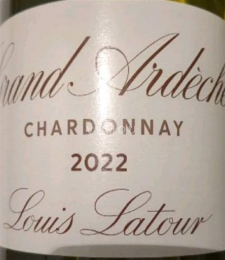 Alpes và các vùng Rhodanien Ardèche Louis Latour Grand Ardèche Chardonnay 2022
