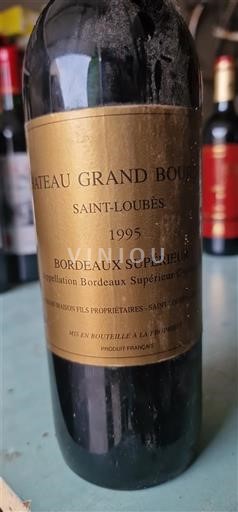 Bordeaux Bordeaux Supérieur Château Grand Bourdieu de Saint-Loubès 1995