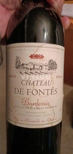 Bordeaux Château Fontès 2004