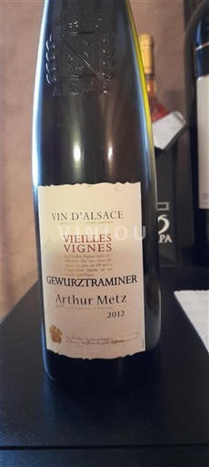 Alsace Arthur Metz Vieilles Vignes 2012
