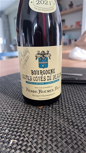 Borgoña No especificado Pierre Bourée & Fils 2021
