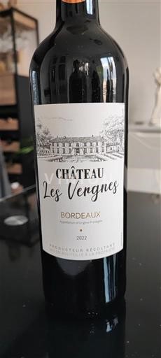 Bordeaux Château Les Vergnes 2022