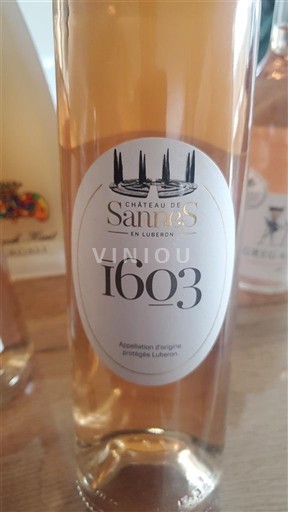Vinuri Rosé sec 1603 Château Sannes 2022 Franța Valea Ronului Luberon AOC