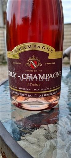 Champaña Champán Joly-Champagne Brut Rosé Assemblage Sin añada
