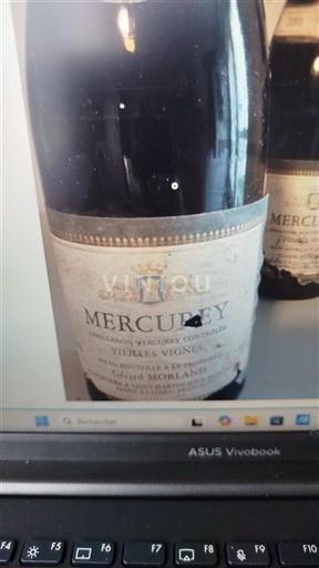 Borgoña Mercurey Domaine Le Bihan-Graffet Morland Vieilles Vignes 2001