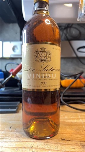 Bordeaux Sauternes Premier Cru Château Suduiraut 1999