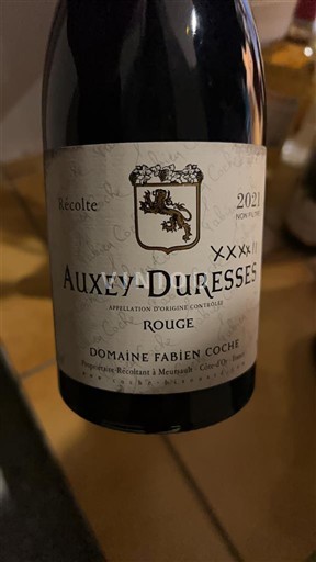 Bourgogne Auxey-Duresses Domaine Fabien Coche 2021