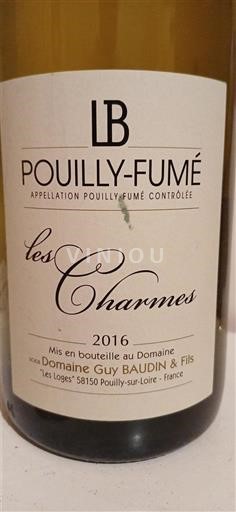 Loire-dalen Pouilly-fumé Domaine Guy Baudin & Fils Les Charmes 2016