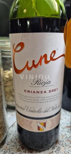 La Rioja rioja Cune (CVNE) Crianza 2021