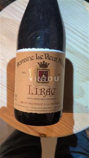 Rhônevallei Lirac Domaine Le Vieux Moulin 2007