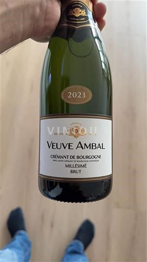 Musserende viner Blanc brut Veuve Ambal 2023 Frankrike Burgund Crémant-de-Bourgogne AOC