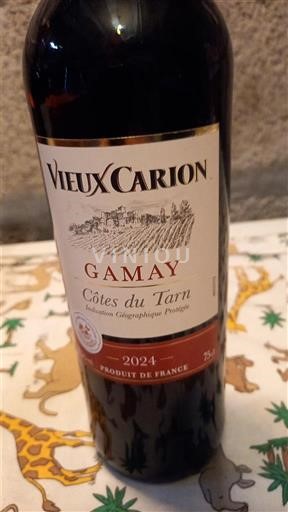 Lounais-Ranska Côtes du Tarn Vieux Carion 2024