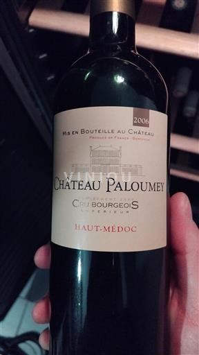Bordeaux Haut-Médoc Château Paloumey 2006