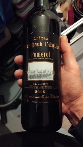 Bordeaux Pomerol Château Rouchaud l'Eglise 2006