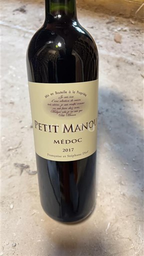 Bordeaux Médoc Petit Manou 2017