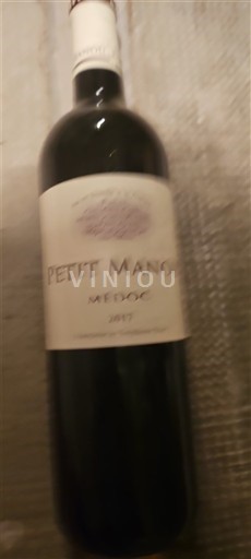 Burdeos Médoc Petit Manou 2017