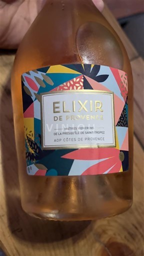 Provenza Côtes-de-Provence Maîtres Vignerons de la Presqu'île de Saint-Tropez Elixir de Provence 2023