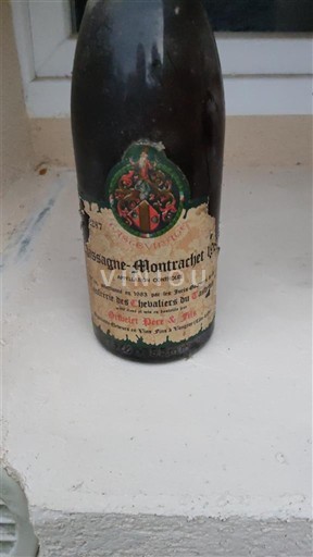 Borgoña Chassagne-Montrachet Confrérie des Chevaliers du Tastevin 1981