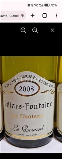 Burgundsko Villars-Fontaine Le Bouard 2008
