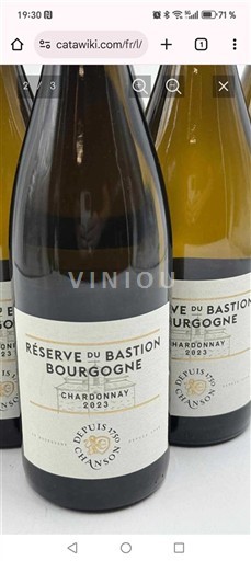 Bourgogne Réserve du Bastion Chardonnay 2023