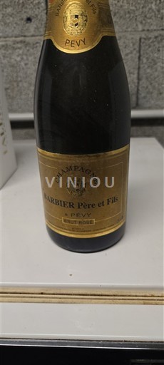 Champaña Champán Barbier Père et Fils Brut Rosé Sin añada