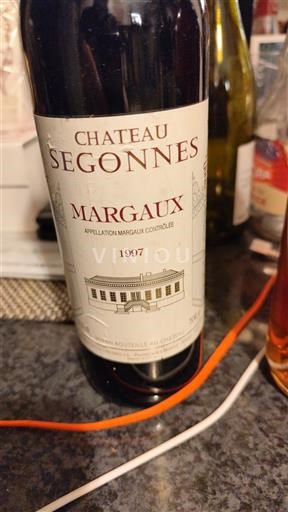 Bordéus Margaux Château Segonnes 1997