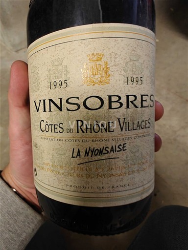 Valle del Rodano Côtes-du-rhône-villages La Nyonsaise 1995