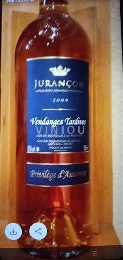 Southwest Jurançon Privilège Automne 2009