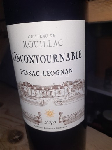 Bordeaux Pessac-Léognan Château Rouillac L'Incontournable 2019