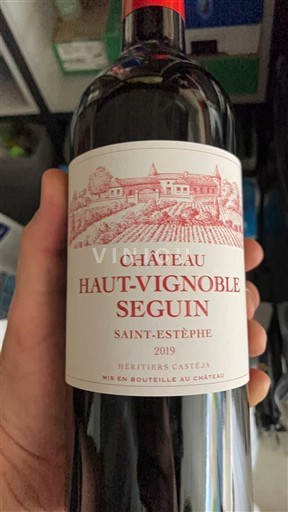 Burdeos Saint-Estèphe Château Haut-Vignoble Seguin 2019