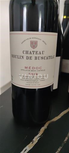 Bordeaux Médoc Château Moulin de Buscateau 2019