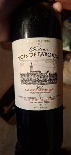 Bordeaux Lalande-de-pomerol Château Bois de Laborde 2010