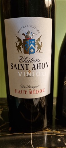 Burdeos Haut-Médoc Cru Bourgeois Château Saint Ahon 2020