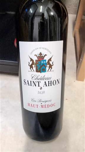 Bordeaux Haut-Médoc Cru Bourgeois Château Saint Ahon 2020