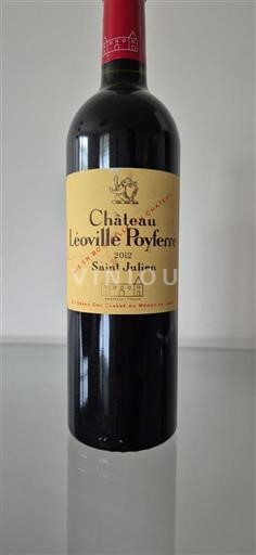 Bordeaux Saint-Julien Grand Cru Château Léoville Poyferré 2012