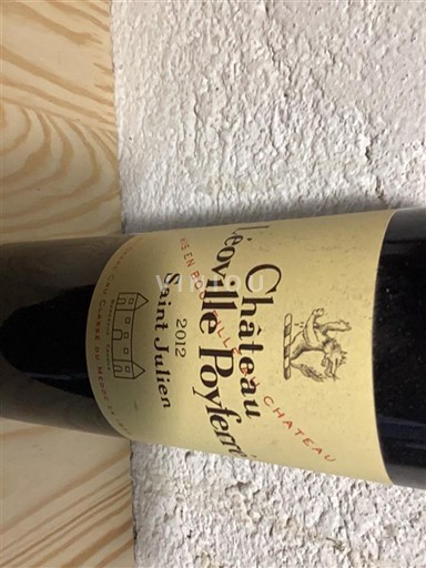 Bordeaux Saint-Julien Grand Cru Château Léoville Poyferré 2012
