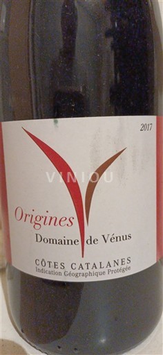 Linguadoca e Rossiglione Côtes catalanes Domaine Vénus Origines 2017