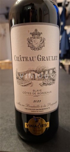 Bordéus Blaye-Côtes-de-Bordéus Château Graulet 2023