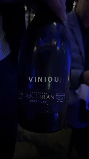 Champaña Champán Grand Cru Soutiran Sin añada