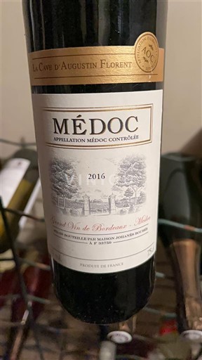 Bordeaux Médoc La Cave Augustin Florent 2016